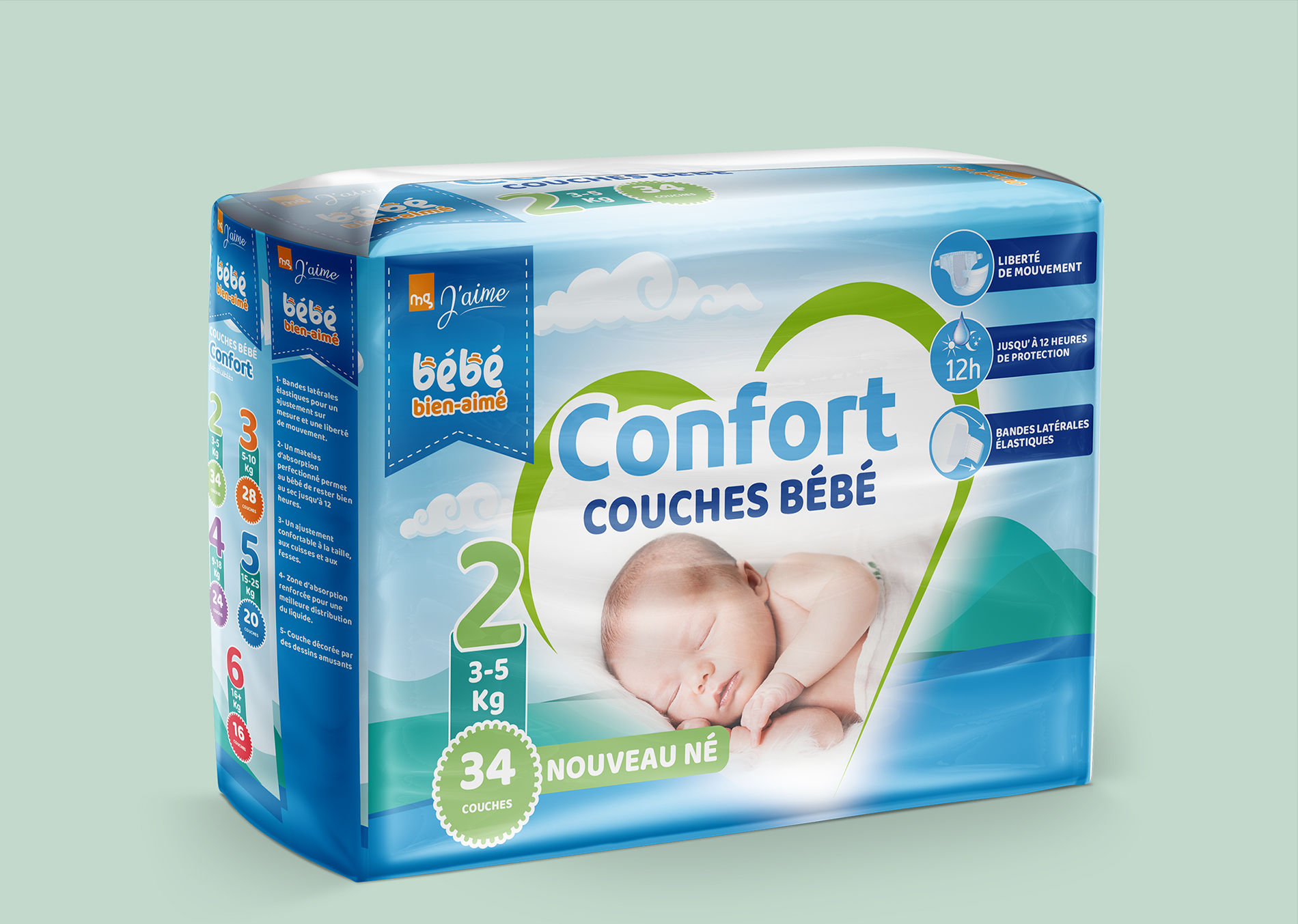 Packaging MG – design graphique Tunisie – agence de communication tunisie • agence de com tunisie